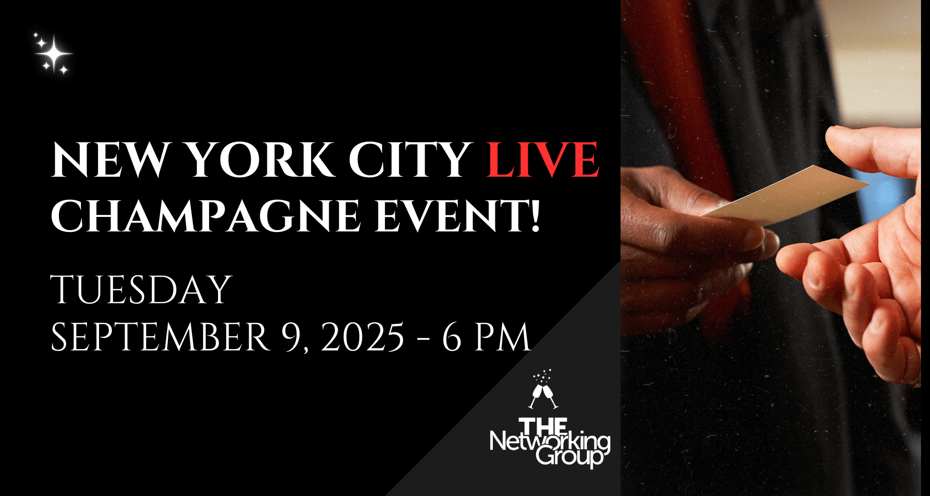 New York City Champagne Event Live